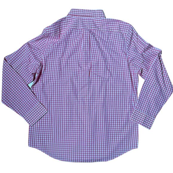 Vineyard Vines Slim Fit Whale Button Down Shirt SZ L Mens Sandy Cay Check Jetty - Picture 2 of 6